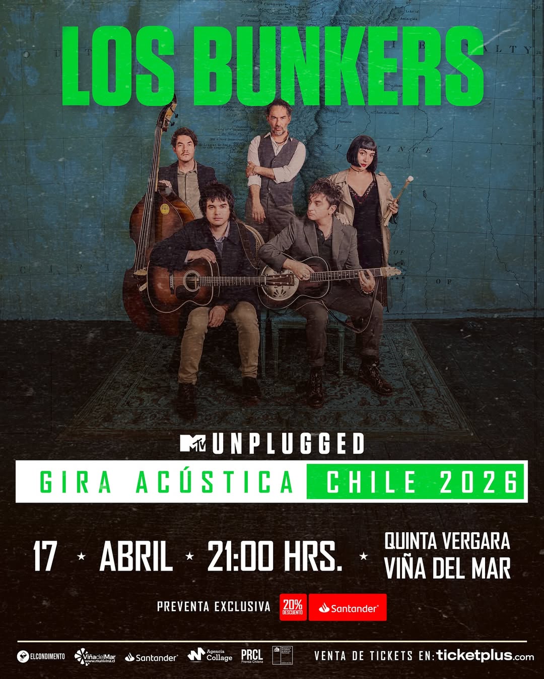 Concurso cerrado: Los Bunkers cierran su Gira Acústica
